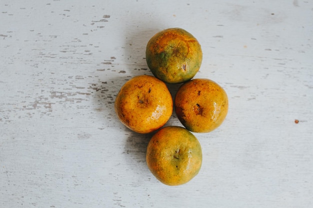 fundo indonésio de fruta laranja fresca