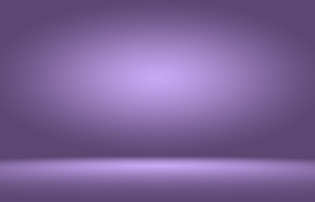 Fundo interior do quarto com pano de fundo roxo suave abstrato