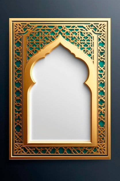 Fundo islâmico com padrão árabe Ramadan Kareem