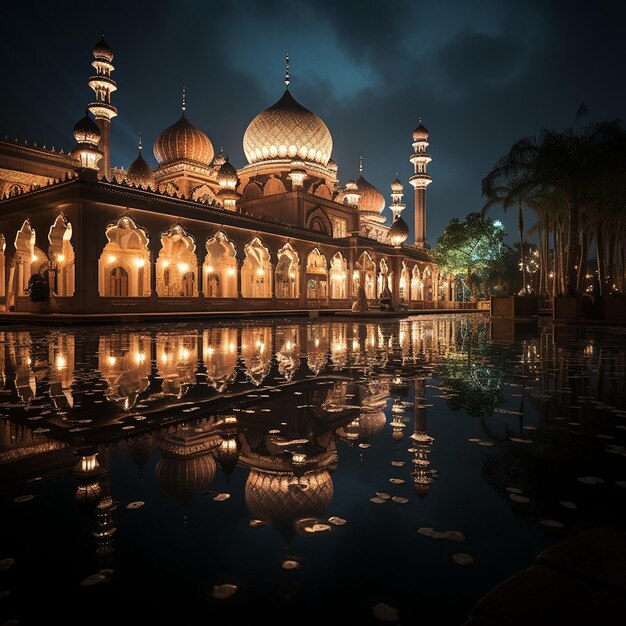 fundo islâmico mesquita rezar