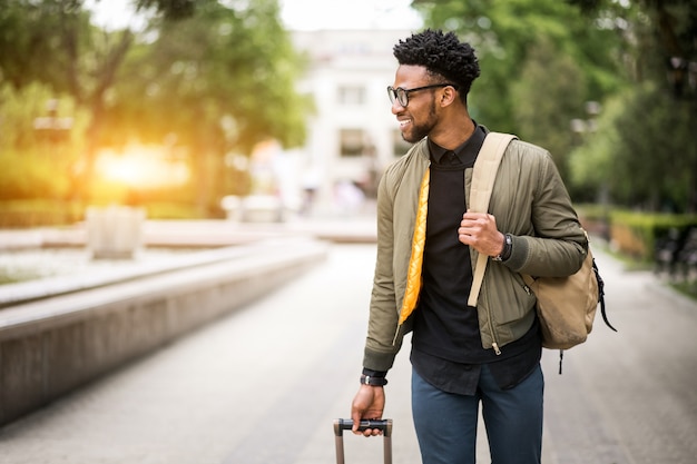 Fundo jovem africano moda preto