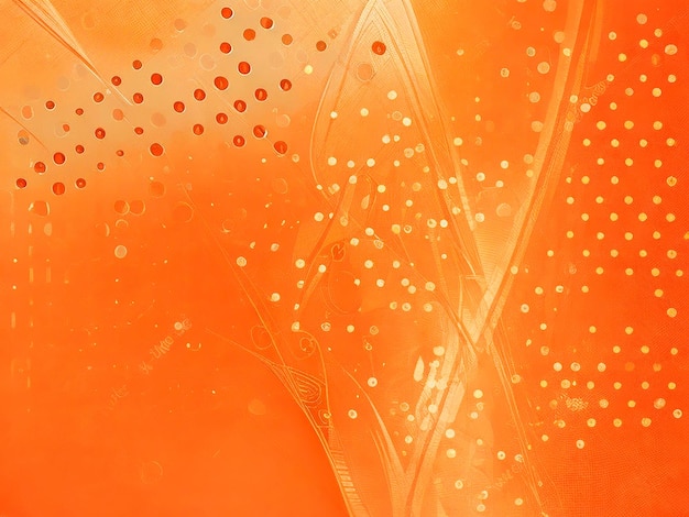 Fundo laranja abstrato com linhas e efeito de meio-tom