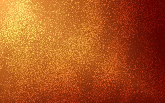 Fundo laranja e dourado com textura de purpurina dourada