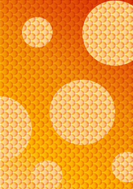 Foto fundo laranja padrão de geometria abstrata para design - ilustração stock