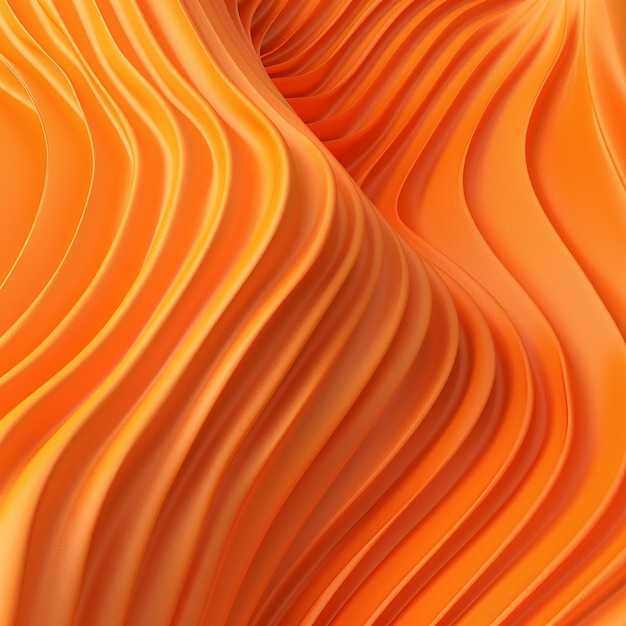 Fundo laranja simples renderizado em 3D