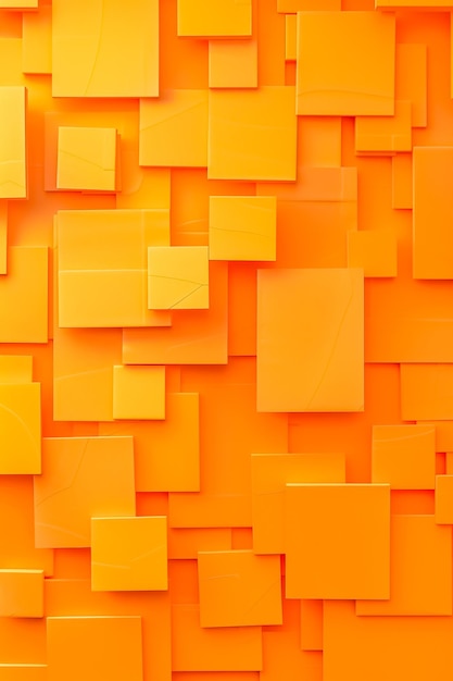 Foto fundo laranja vertical abstrato com cubos