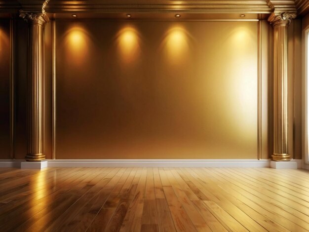 fundo luxuoso de gradiente dourado