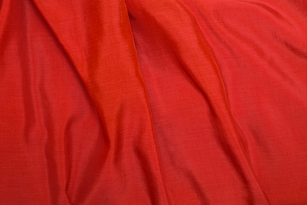 Foto fundo luxuoso de seda vermelha
