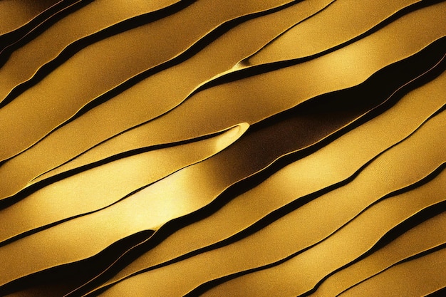 Fundo metálico dourado com padrão sem costura de textura brilhante