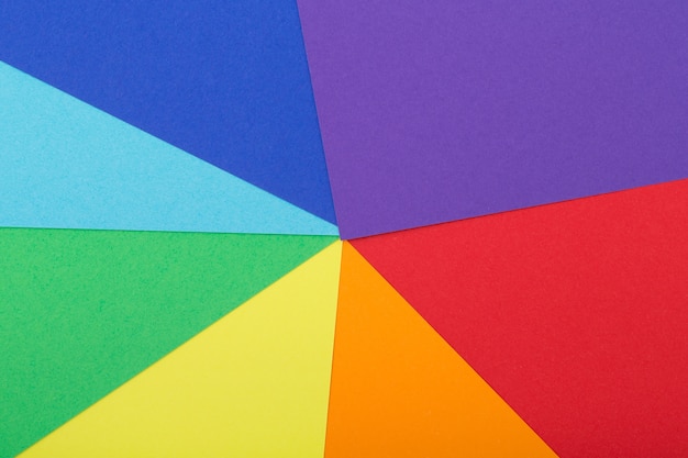 Fundo multicolor de papelão de cores diferentes