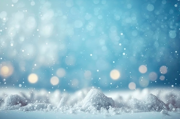 Fundo nevado natural de Natal festivo