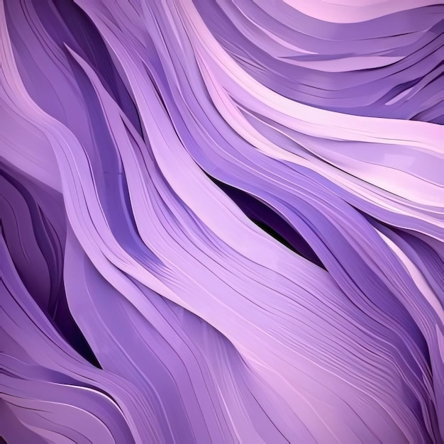 Fundo ondulado abstrato roxo renderização 3D ilustração 3D