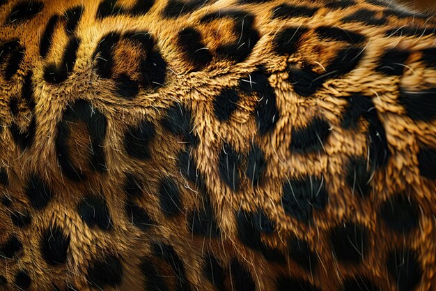 fundo ou textura com padrão de leopardo em close