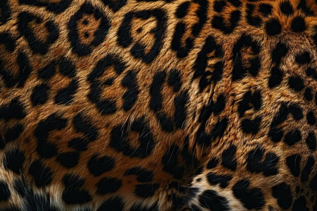 Foto fundo ou textura com padrão de leopardo em close