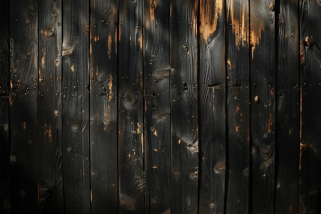 Foto fundo ou textura de madeira antiga close up de tábuas de madeira escuras