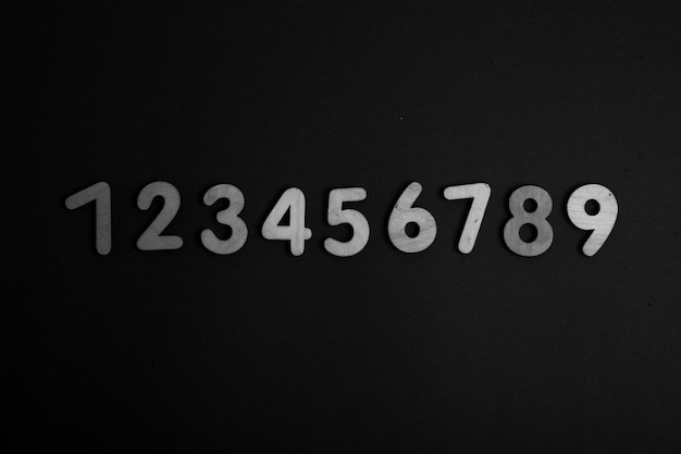 Fundo ou textura de números Conceito de dados financeiros Matemática Bancário ou moeda