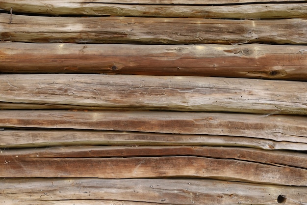 Fundo ou textura de tábuas de madeira rachadas velhas