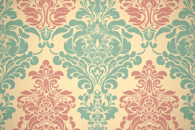 Fundo padrão floral vintage