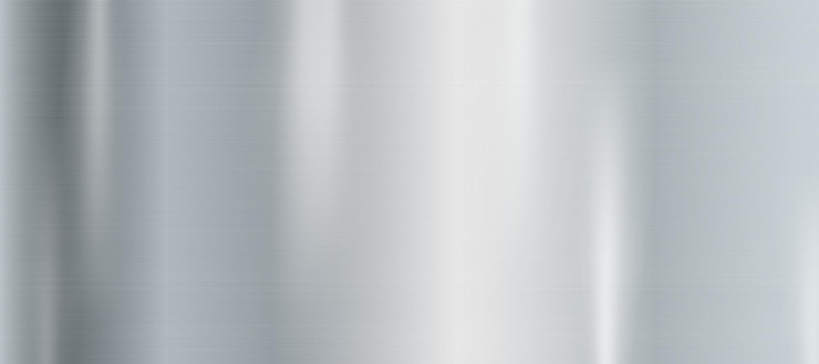 Foto fundo panorâmico de textura de metal de aço prateado vector