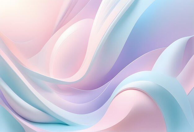 Fundo pastel abstrato com ondas