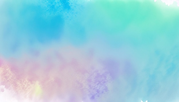 Fundo Pastel com Textura Aquarela Pintada à Mão