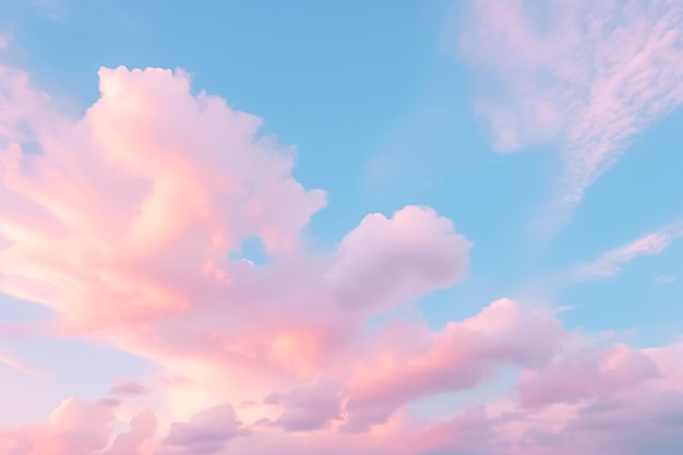 Foto fundo pastel do céu ai gerado