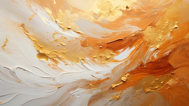 Foto fundo pintado com tintas a óleo as pinceladas são visíveis todo o fundo dá uma atmosfera agradável e acalma as cores são contrastantes e dominadas pelo laranja azul roxo e branco