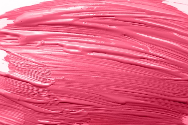 Fundo pintado em acrílico rosa abstrato Textura de arte fluida