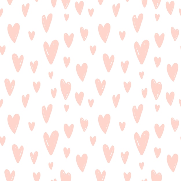 fundo png com padrão de coração bonito