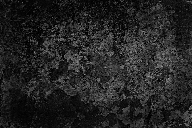 fundo preto abstrato em branco parede de concreto grunge estuque textura rachada