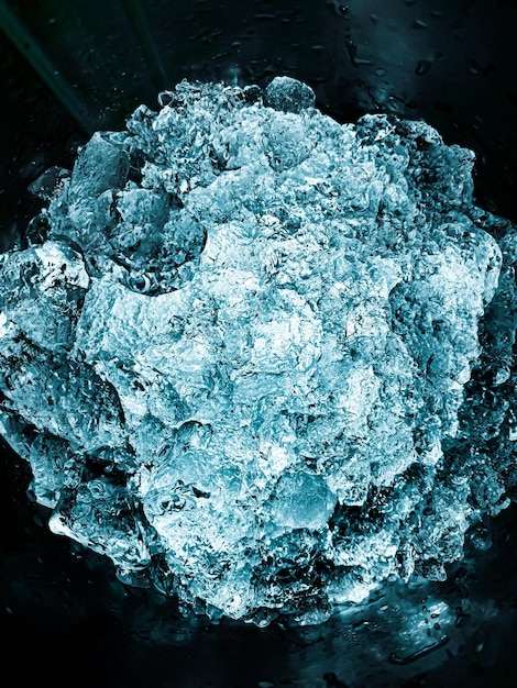 fundo preto azul bolha frio limpo claro coquetel frio legal refrigerador cristal cristal