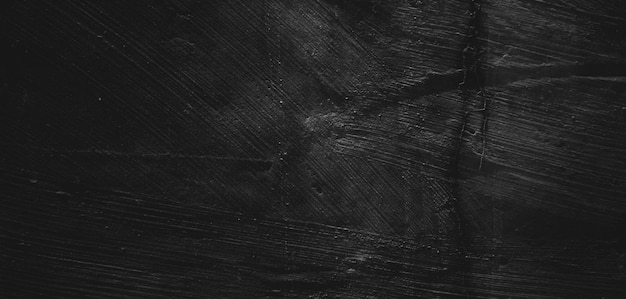 Fundo preto de pincel natural cimento texturizado ou pedra velhaHorror Cement Texture Grunge fundo assustador Parede Concreto Velho preto