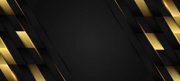 Fundo preto e dourado do prêmio, uma celebração moderna e elegante
