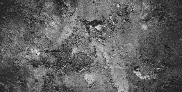 Fundo preto escuro grunge e textura do muro de concreto preto