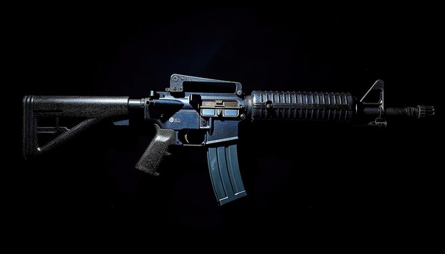 Fundo preto M4A1