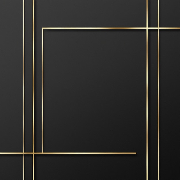 fundo preto simples com linhas digitais brilhantes borda