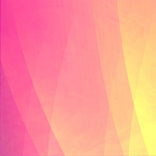 Fundo quadrado de padrão gradiente rosa e amarelo