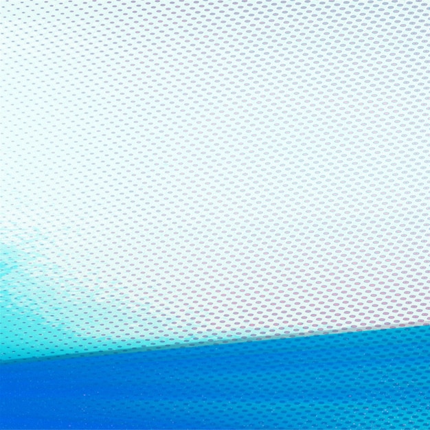 Fundo quadrado padrão de pontos branco e azul
