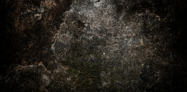 Fundo riscado da parede velha escura