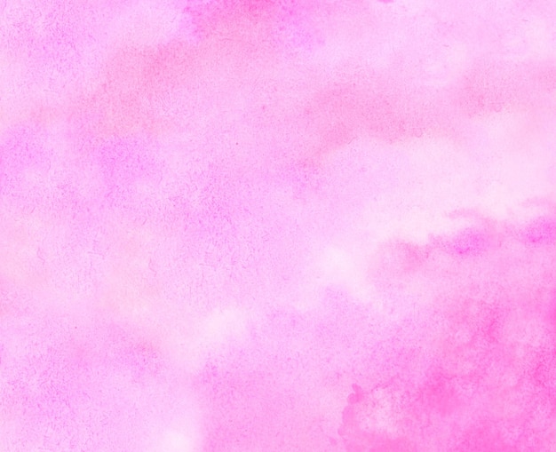 Foto fundo rosa aquarela pintado à mão por pincel