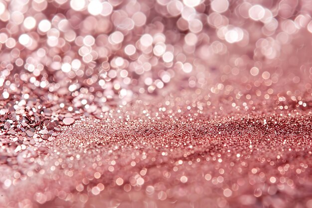 Fundo rosa com textura bokeh e brilho dourado Generative Ai