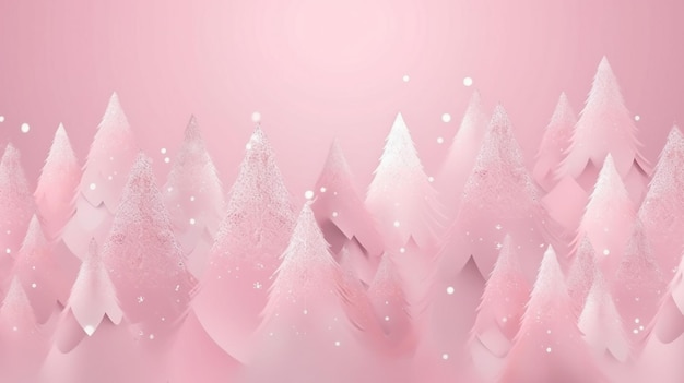 Fundo rosa de Natal