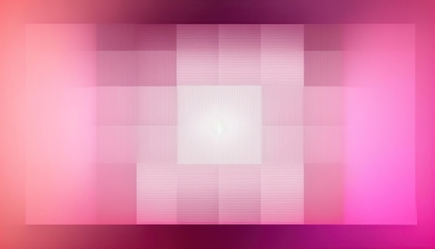 Fundo rosa gradiente abstrato com forma quadrada Ilustração de IA generativa