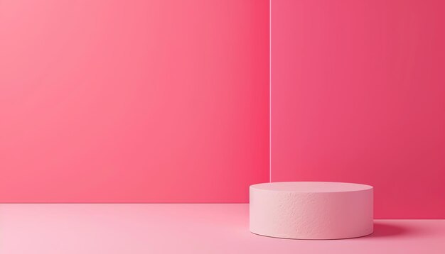 Fundo rosa minimalista