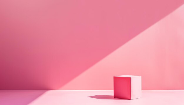 Fundo rosa minimalista