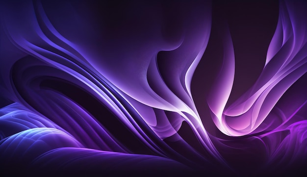 Fundo roxo e azul com um design swirly.