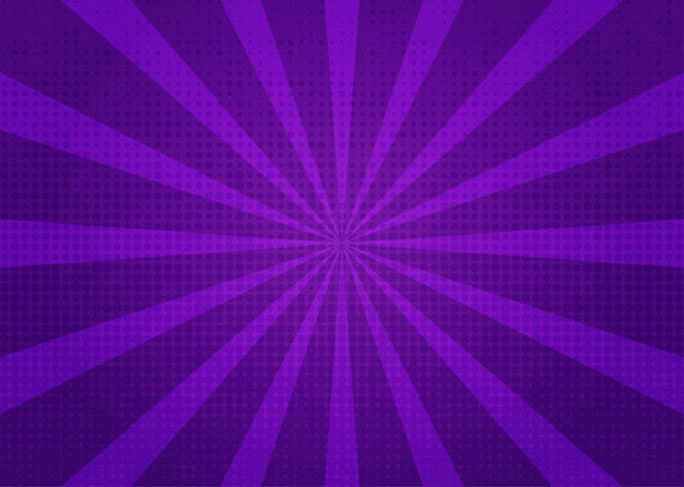 Fundo roxo em quadrinhos.