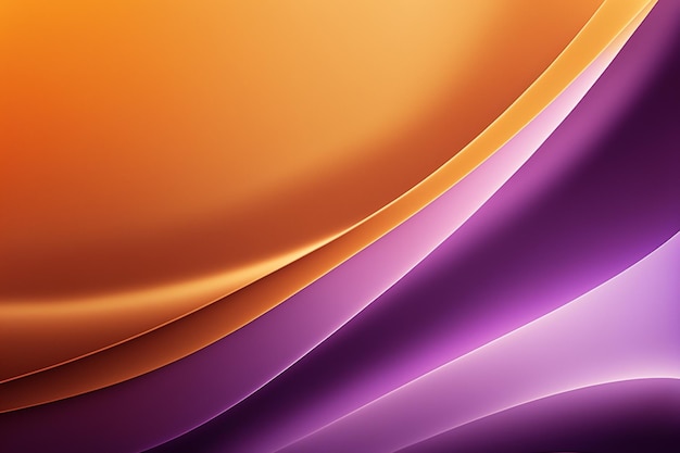 Fundo roxo laranja abstrato para cartaz de papel de parede de modelo de banner elegante parede do site Generative AI