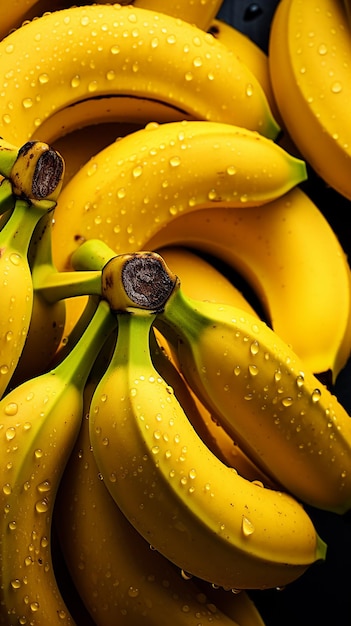 Fundo sem costura brilhante Banana Bounty