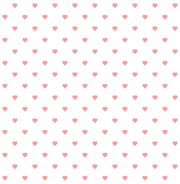 Fundo sem costura padrão de coração